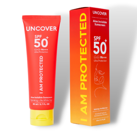 Uncover Aloe Invisible Sunscreen 80ml